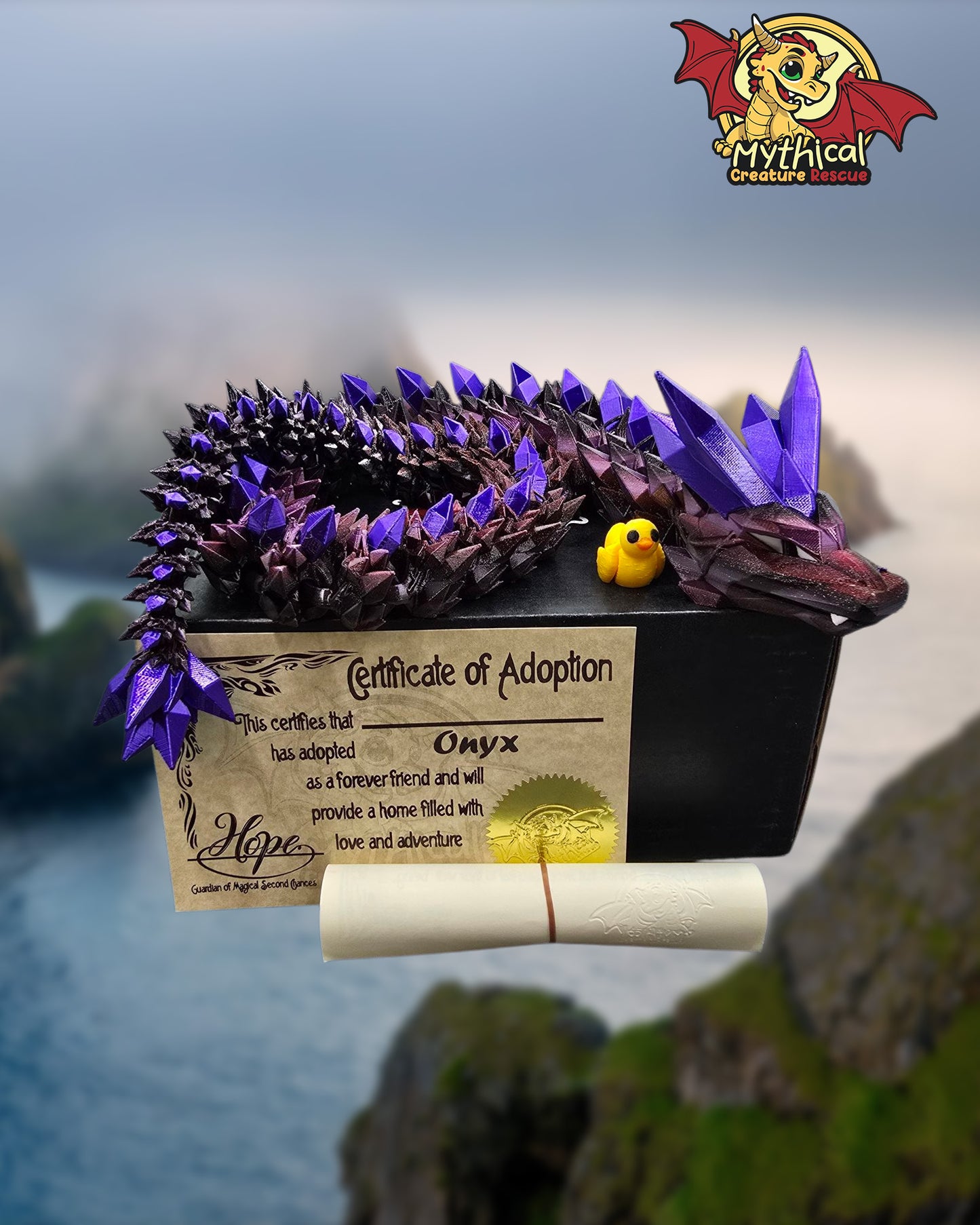 Onyx Dragon | Articulated Dragon