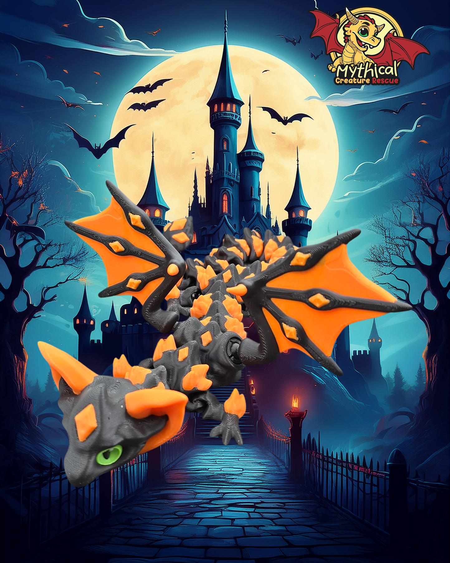Drakk Dragon | Articulated Dragon | Bat Dragon