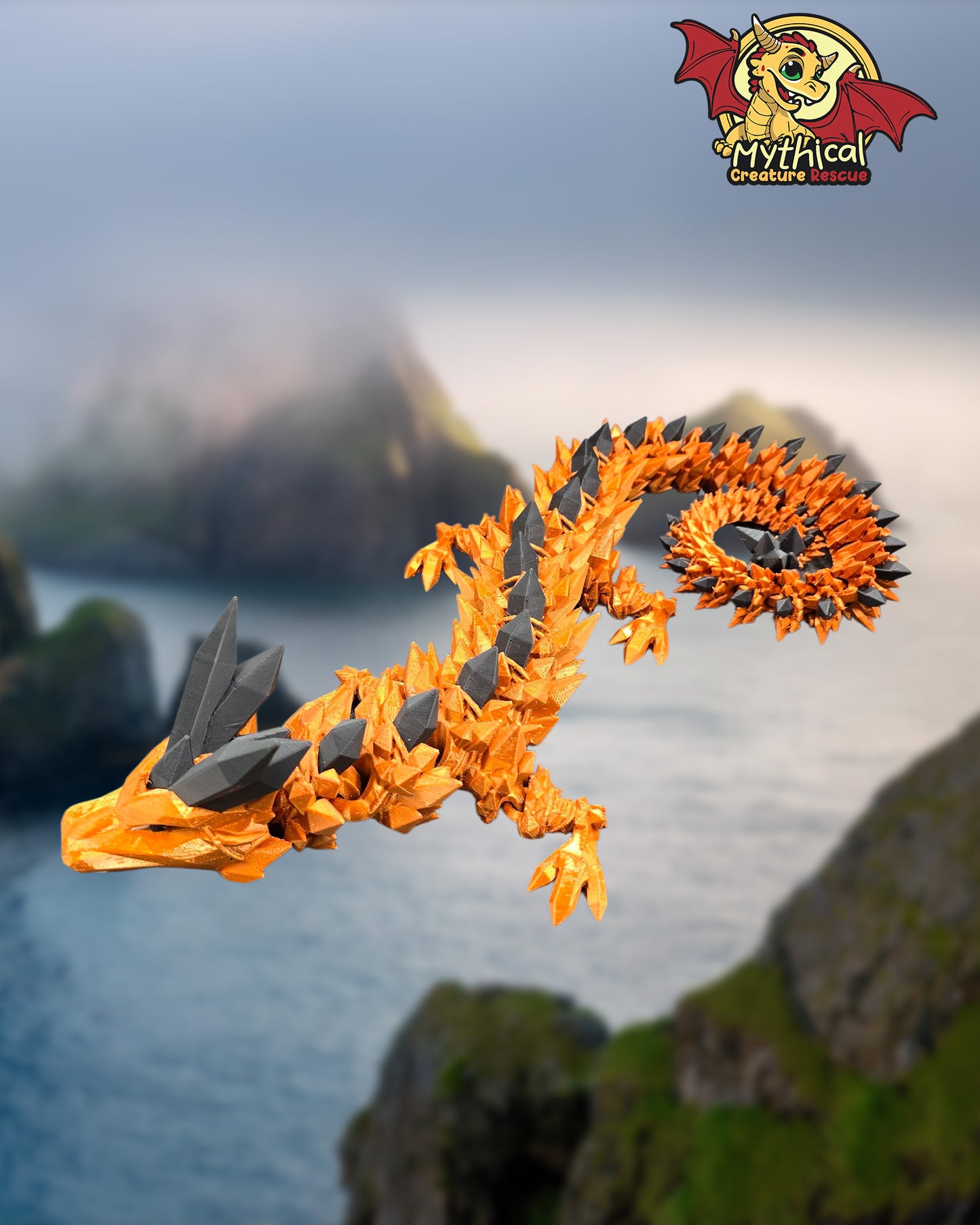 Onyx Dragon | Articulated Dragon