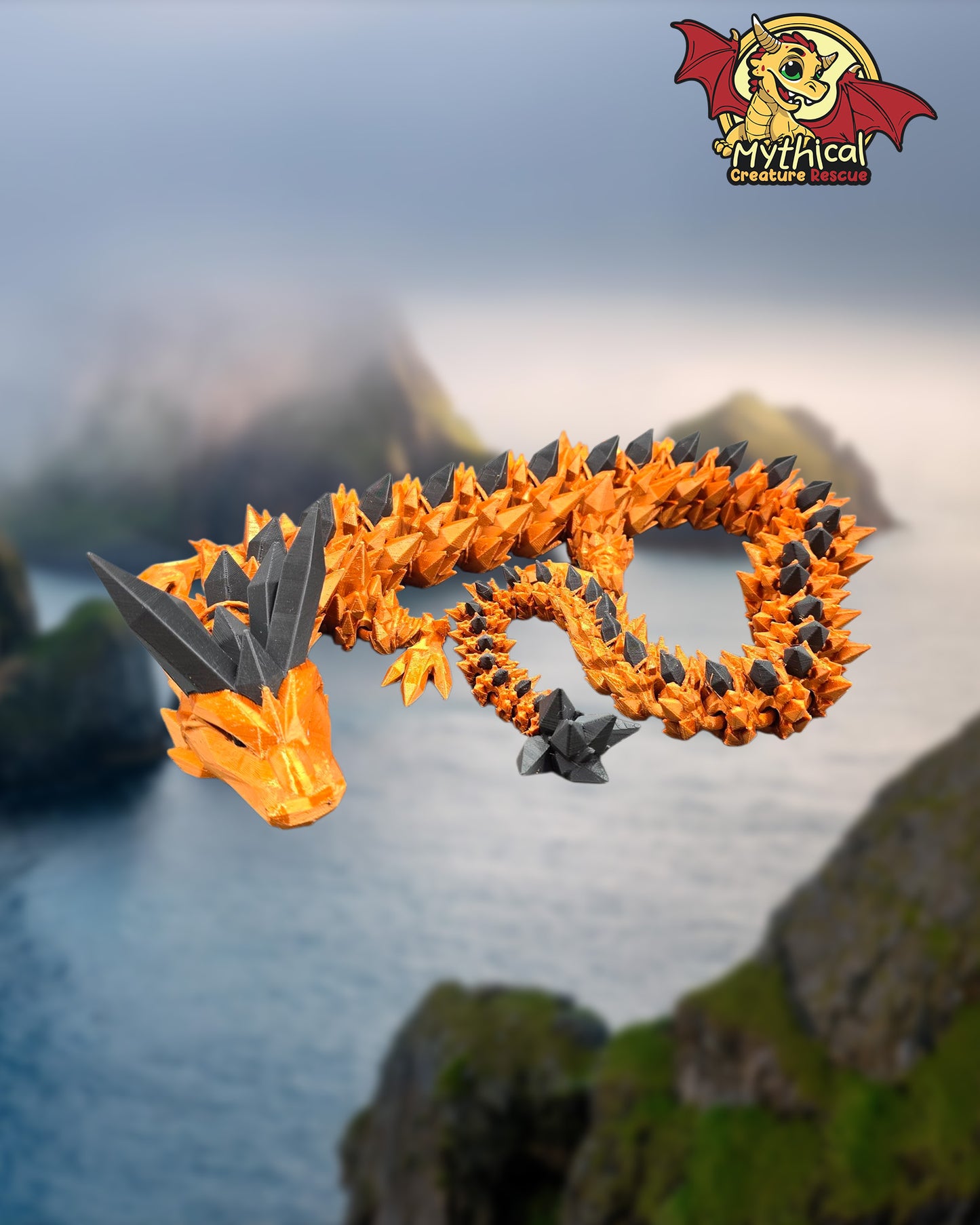 Onyx Dragon | Articulated Dragon