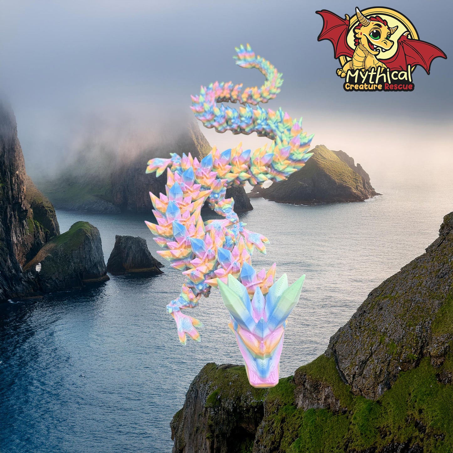 Onyx Dragon | Articulated Dragon