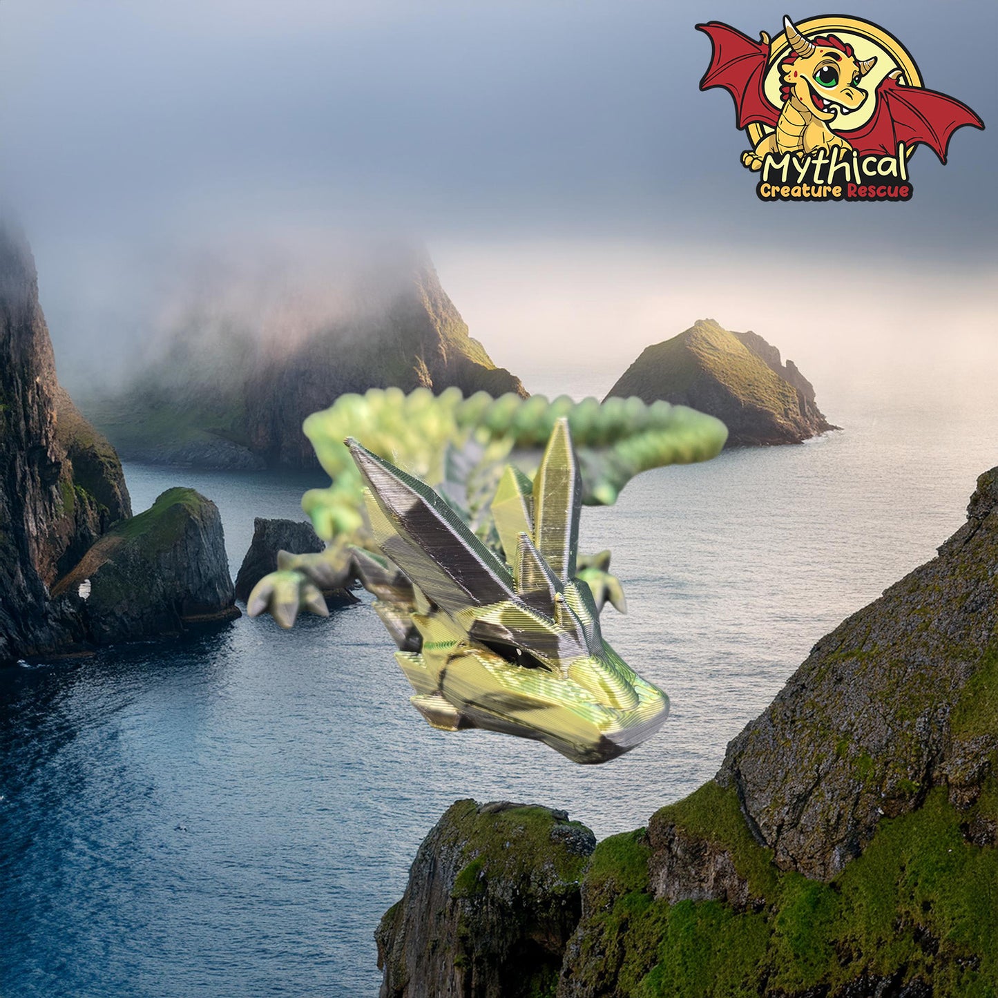 Onyx Dragon | Articulated Dragon