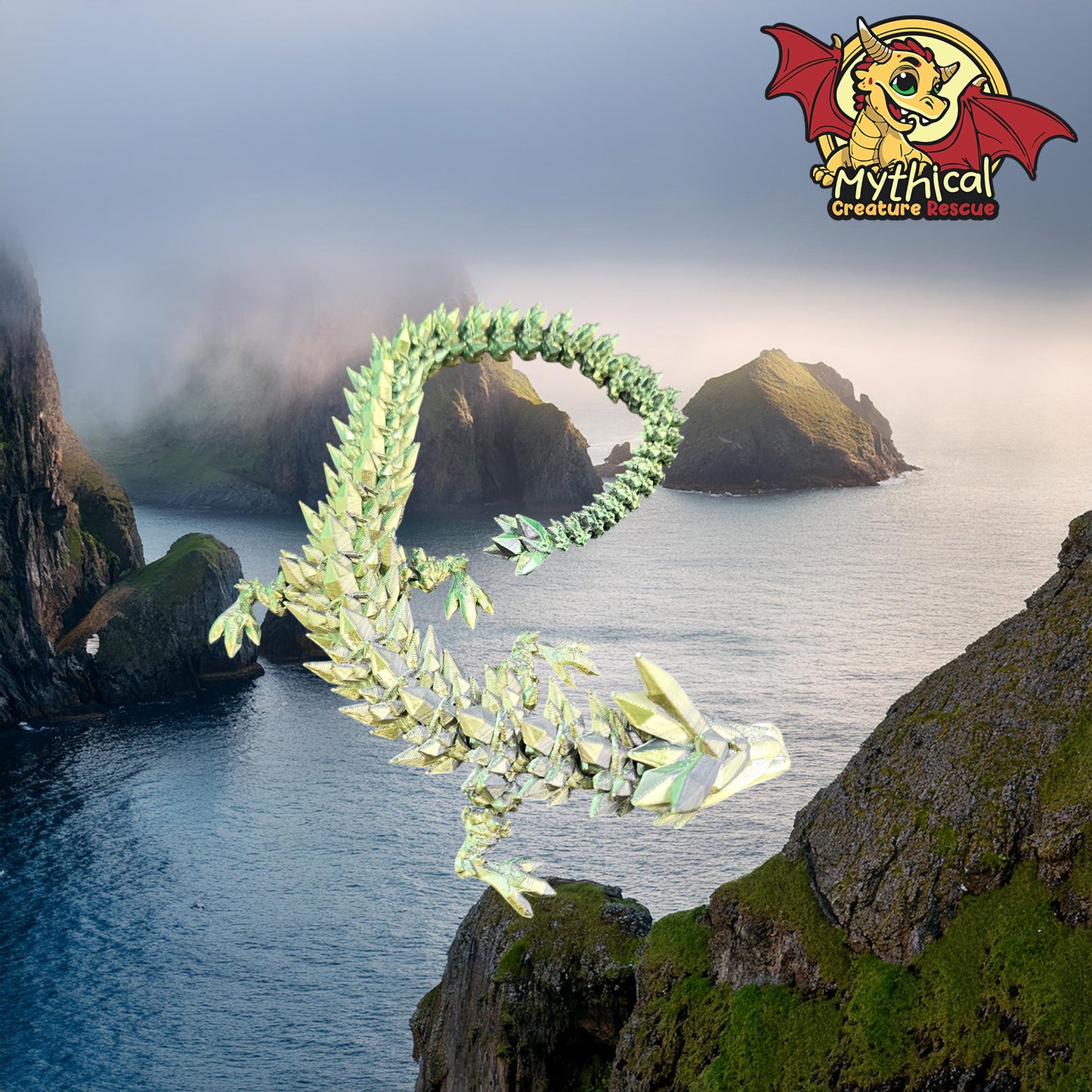 Onyx Dragon | Articulated Dragon
