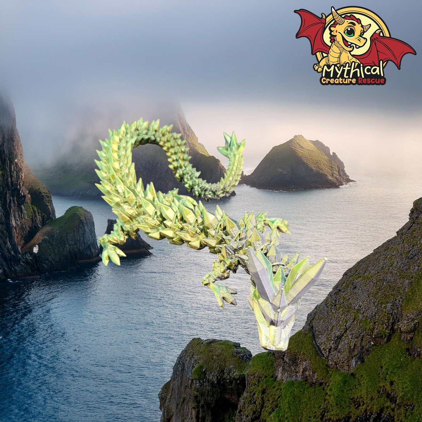 Onyx Dragon | Articulated Dragon