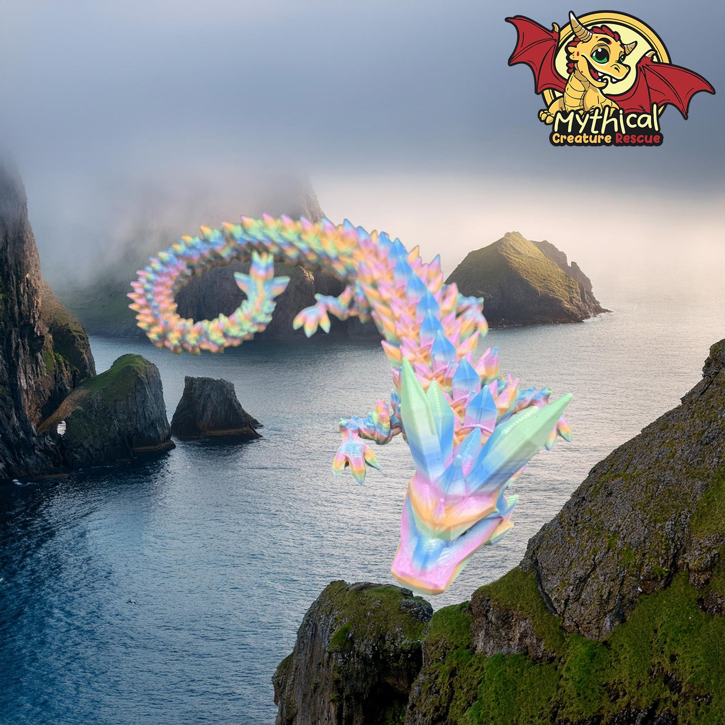 Onyx Dragon | Articulated Dragon