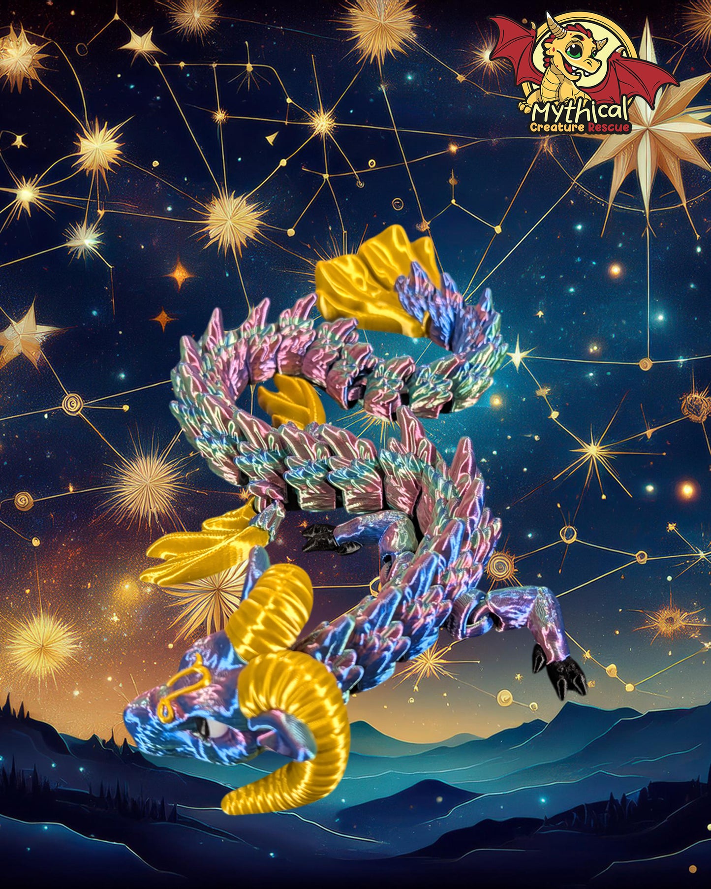 Alexander - Articulated Capricorn Dragon