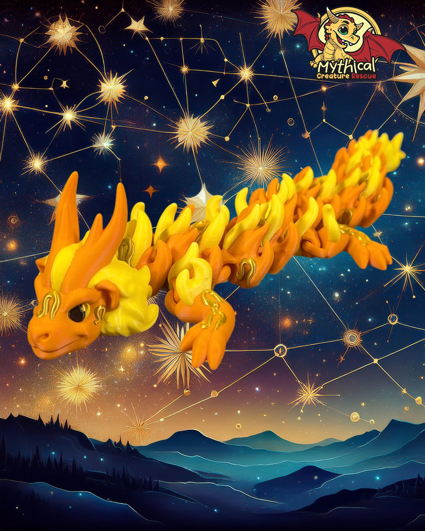 Amelia - Articulated Leo Dragon