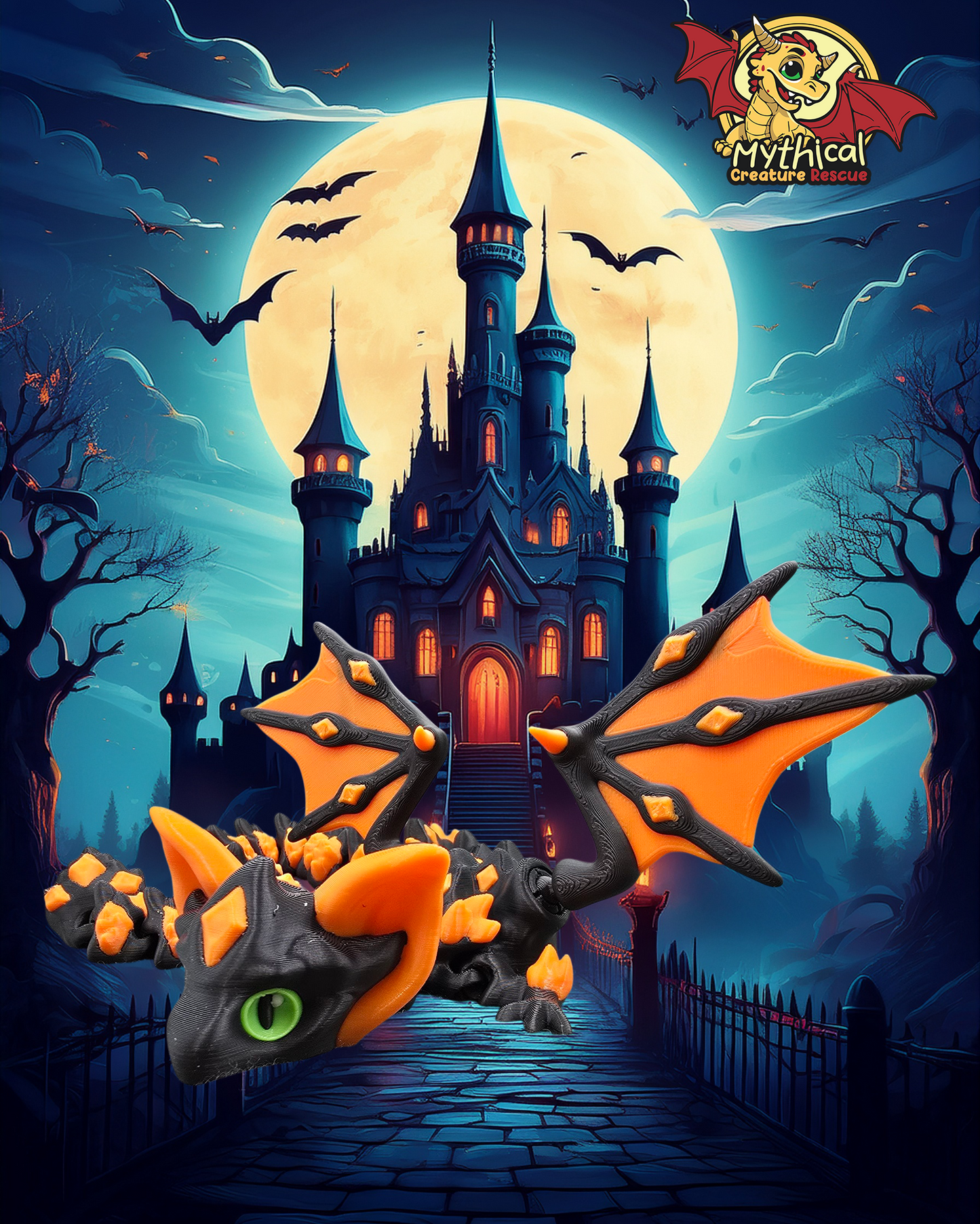 Drakk Dragon | Articulated Dragon | Bat Dragon