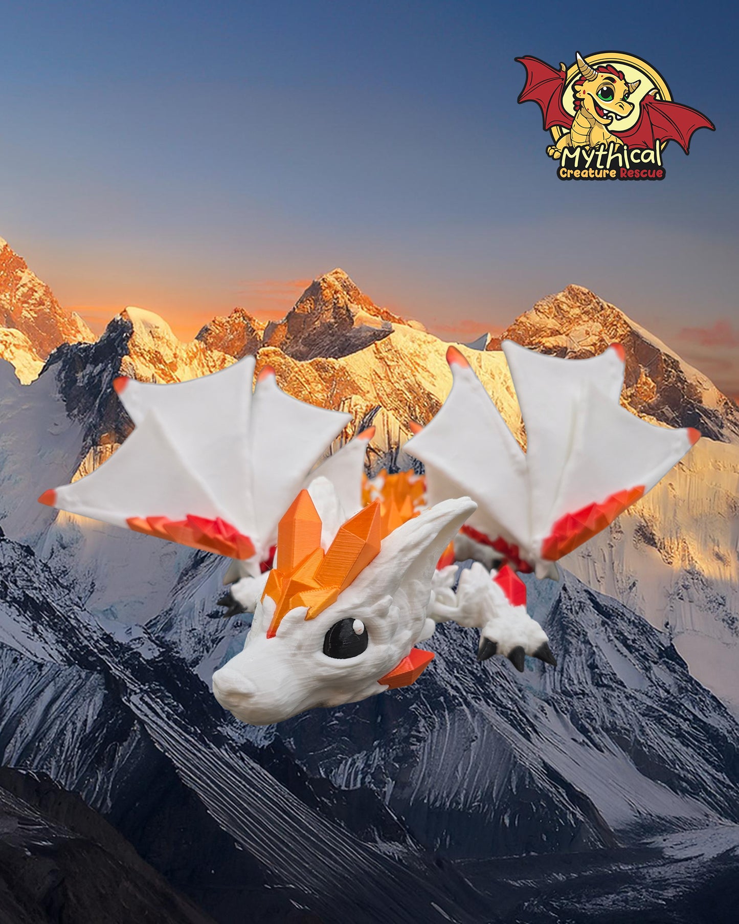 Flint - Articulated Dragon with Wings