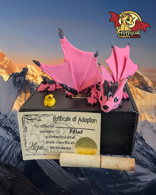 Flint - Articulated Dragon with Wings