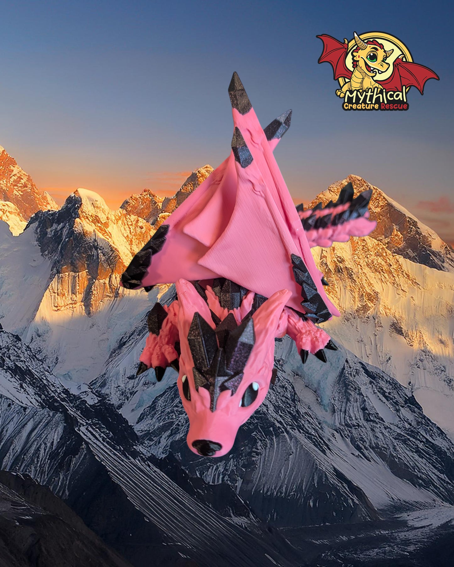 Flint - Articulated Dragon with Wings