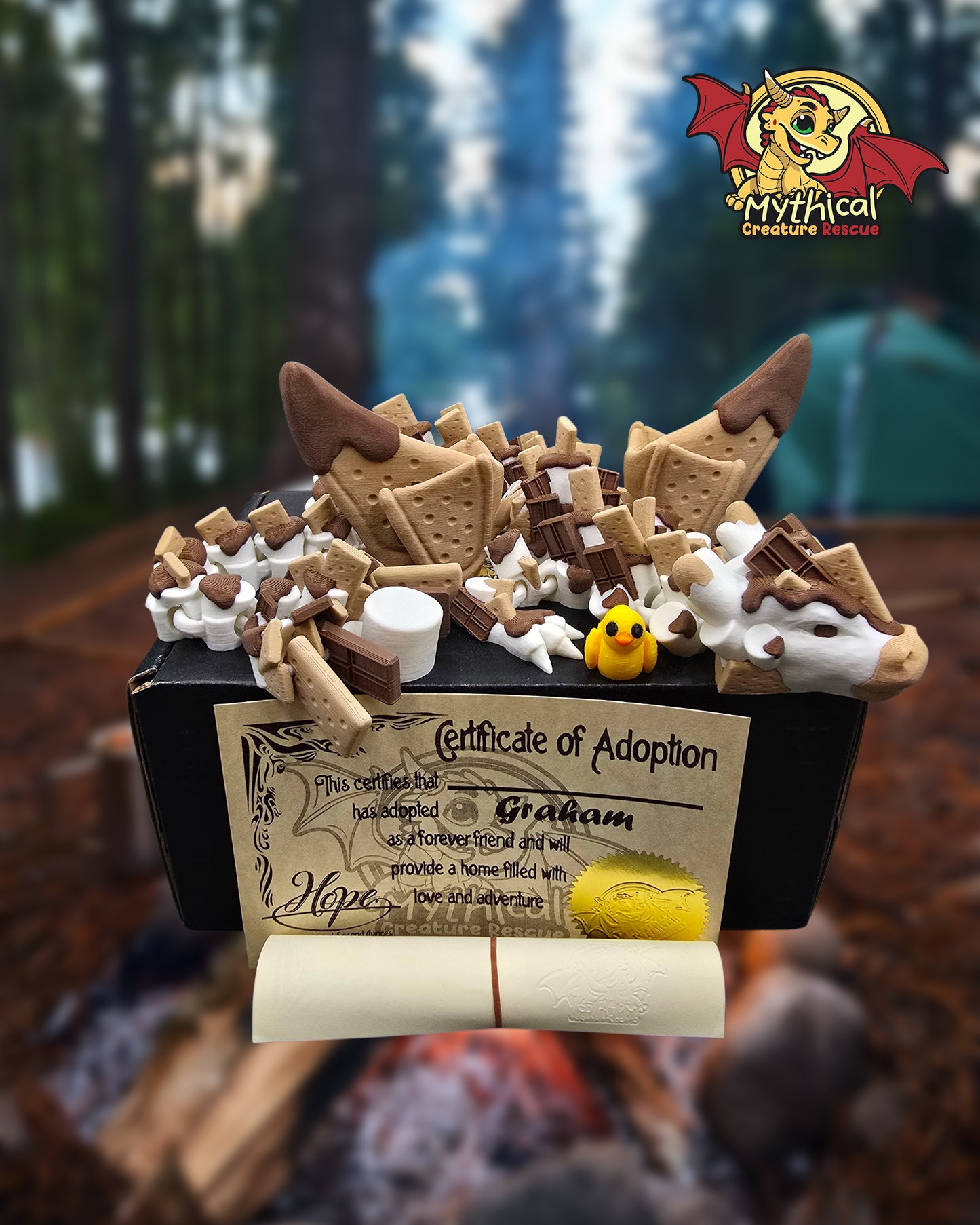 GRAHAM the Smores DRAGON | Articulated Dragon