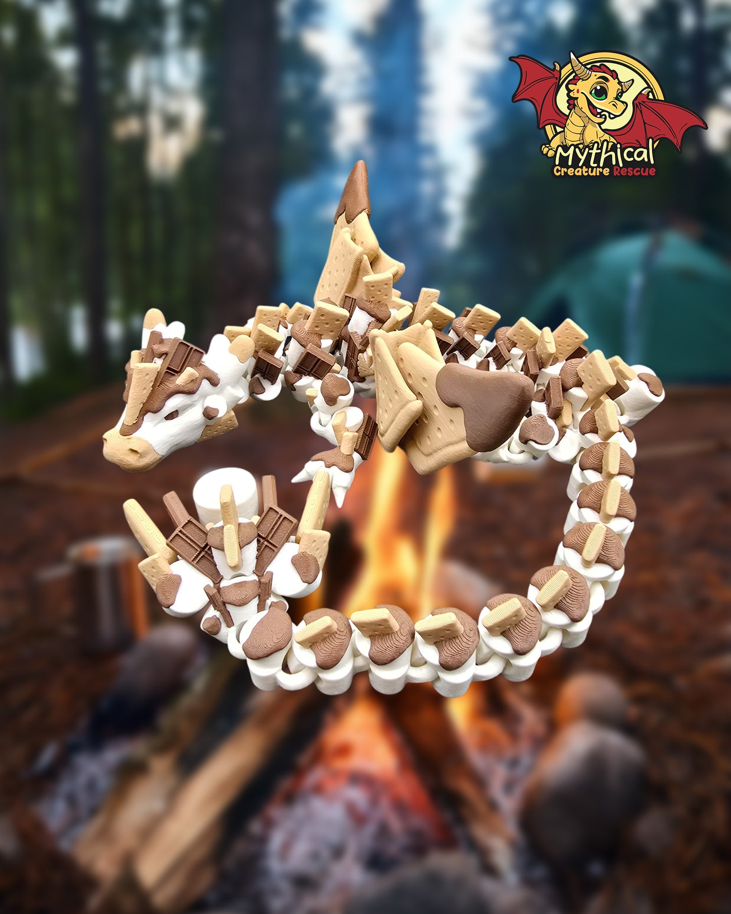 GRAHAM the Smores DRAGON | Articulated Dragon