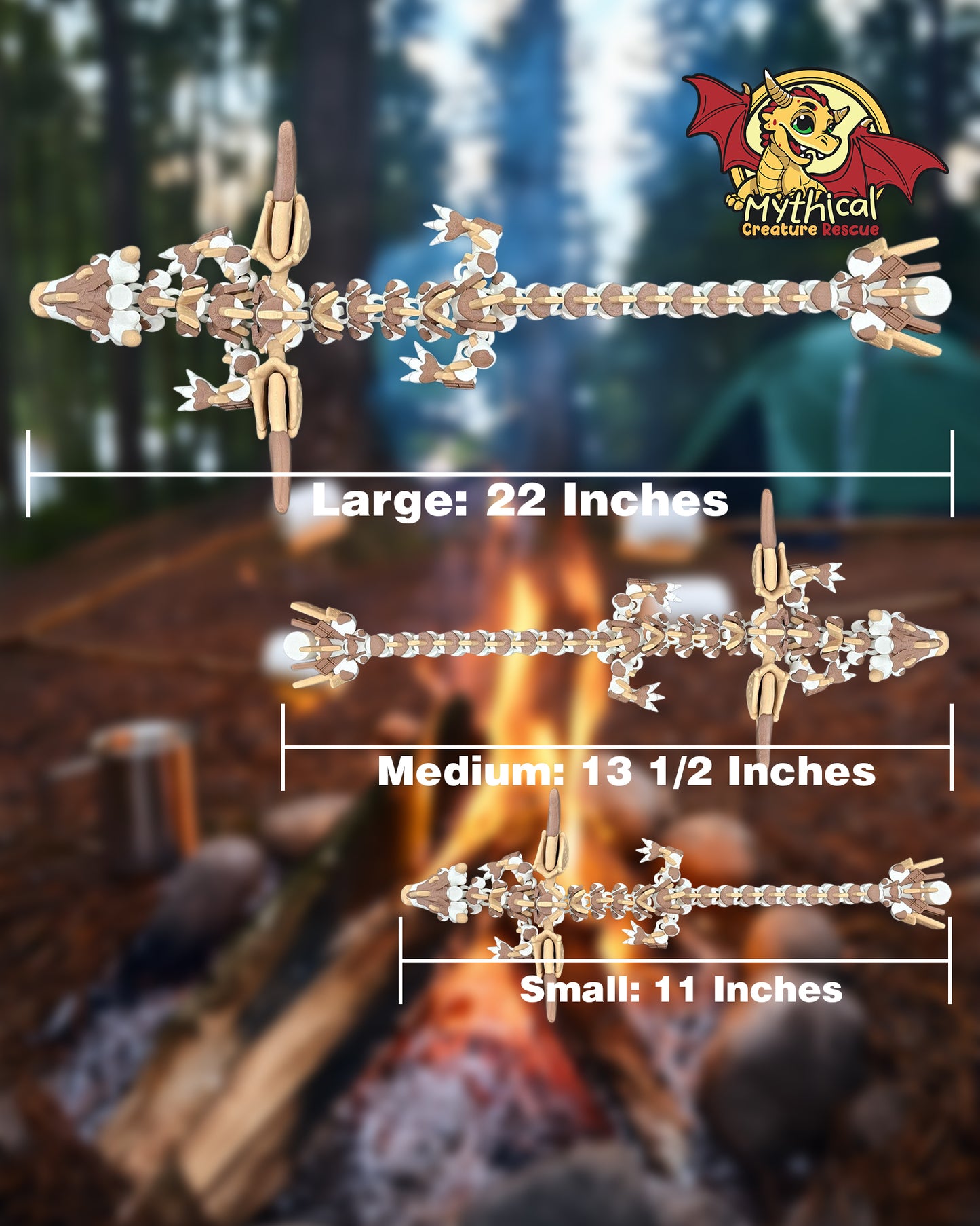 GRAHAM the Smores DRAGON | Articulated Dragon