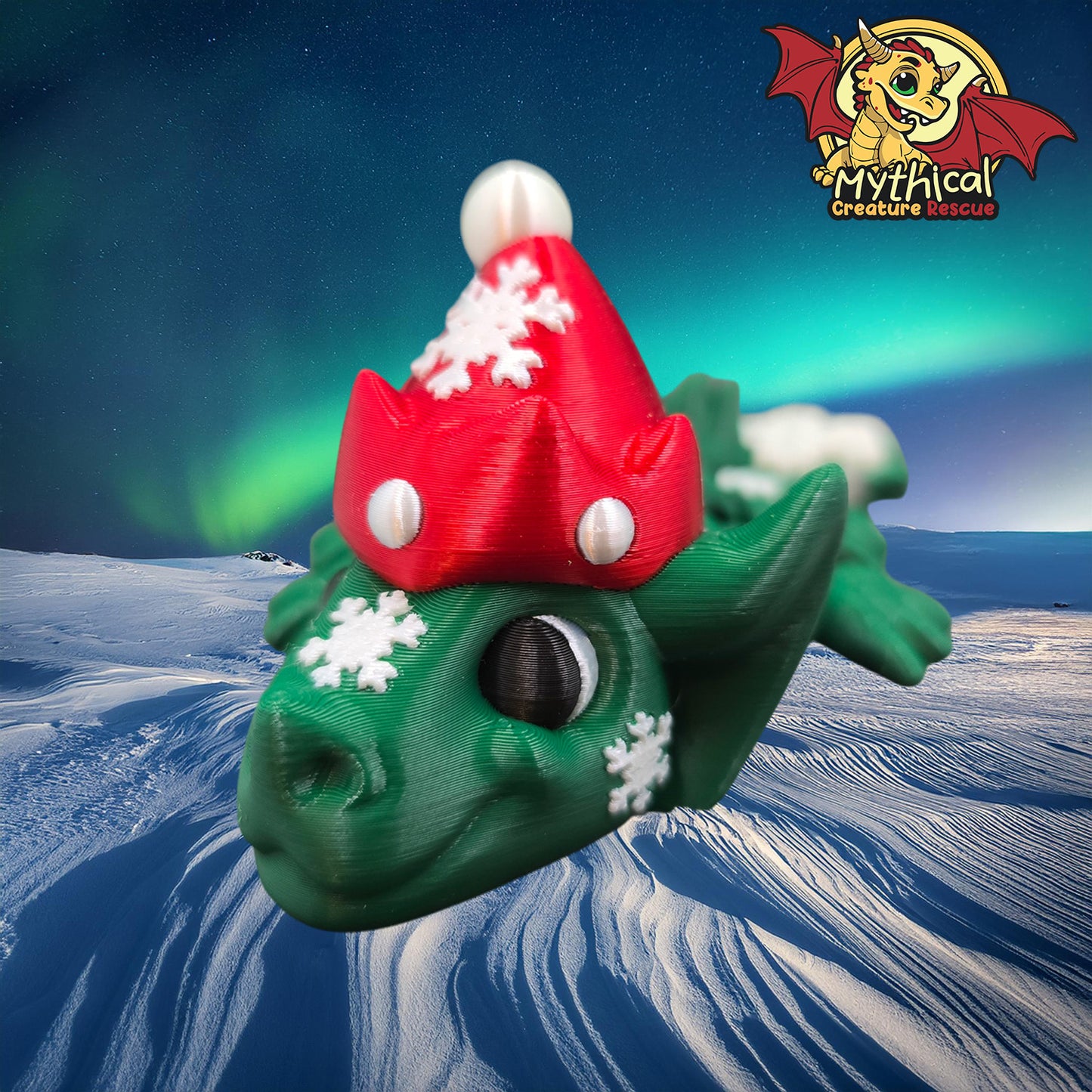 Larry - Christmas Articulated Dragon