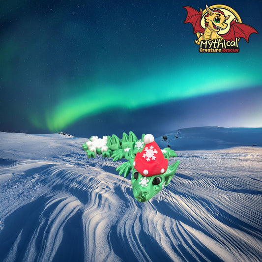 Larry the Christmas Dragon | Articulated Dragon