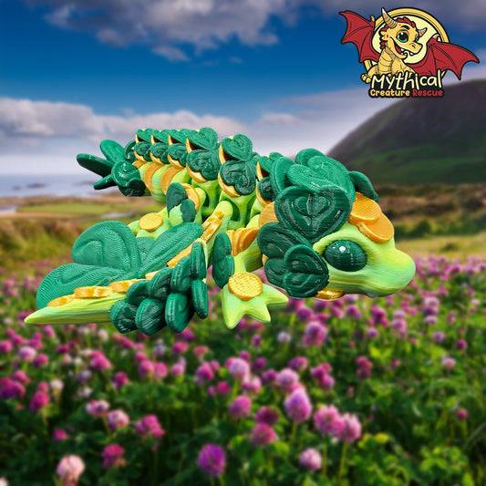 Lucky Clover Dragon | Articulated Dragon