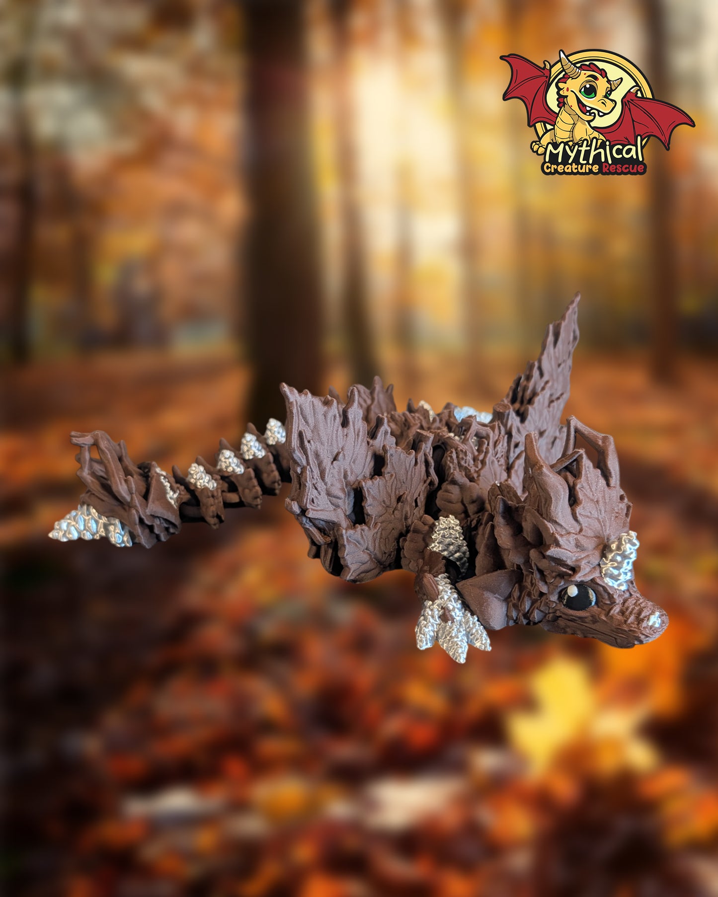 Maple - Articulated Dragon with Pinecones