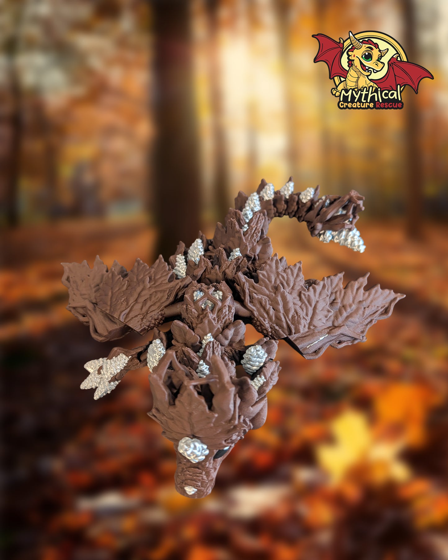 Maple - Articulated Dragon with Pinecones