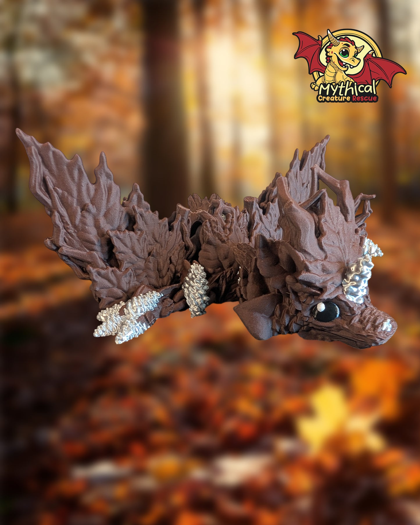 Maple - Articulated Dragon with Pinecones