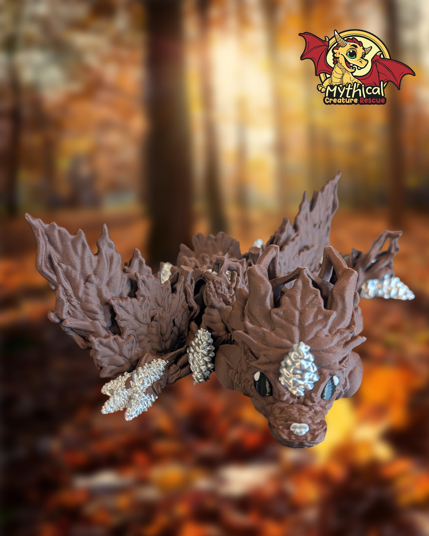 Maple - Articulated Dragon with Pinecones