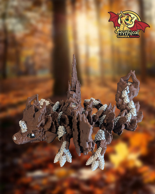 Maple - Articulated Dragon with Pinecones