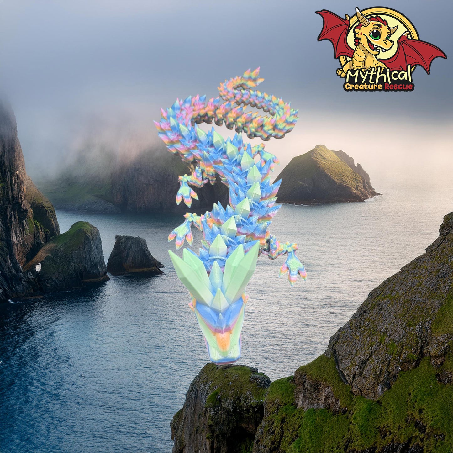 Onyx Dragon | Articulated Dragon