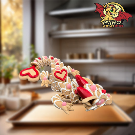 Sugar Cookie Articulated Dragon